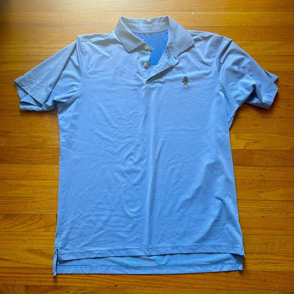Men’s Golf Polo, minimally worn, Oak Hill Country Club Logo
